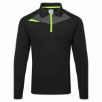 LOT DE 2 - PORTWEST DX414 POLO DX4 MANCHES LONGUES NOIR - TAILLE L