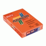 PAPIER A4 COULEUR ORANGE VIF 80 G REY ADAGIO COULEURS INTENSES - RAMETTE DE 500 FEUILLES
