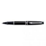 WATERMAN STYLO BILLE POINTE MOYENNE EXPERT CORPS LAQUÉ NOIR, ATTRIBUTS CHROMÉS (CT)