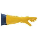 ANSELL GANTS ISOLANTS POUR ÉLECTRICIENS EN LATEX DE CAOUTCHOUC JAUNE - TAILLE 10