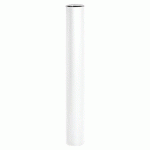 BORNE ANTI-BÉLIER Ø 16 CM COUVERCLE INOX ZINC BLANC 9010 - PROCITY