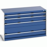 BOTT 1 ARMOIRE À TIROIRS SL-1368-4.2 AVEC 4 TIROIRS POUR CHARGE LOURDE - BOTT