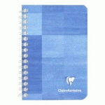 CARNET SPIRALES CLAIREFONTAINE METRIC 9,5 X 14 - PETITS CARREAUX - 100 PAGES
