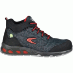 CHAUSSURES HAUTES DE SÉCURITÉ THUNDER ESD S3 SRC - GRIS ET ROUGE - TAILLE 40 COFRA