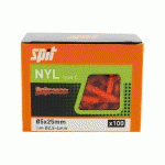 CHEVILLE À EXPANSION NYLON AVEC COLLERETTE 5X25 BOÎTE DE 100 PIÈCES - SPIT - 57070