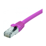 CORDON RJ45 CATEGORIE 6 F/UTP LSOH SNAGLESS ROSE - 0,5 M