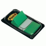 DISTRIBUTEUR DE 50 INDEX POST-IT®  LARGEUR 25 MM COLORIS VERT
