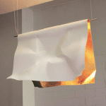 KNIKERBOKER SUSPENSION STENDIMI DORÉE À LA FEUILLE 100 CM