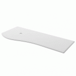PLAN DE TOILETTE ARRONDI DROIT EN SOLID SURFACE- MAM - SALGAR - 83880