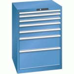 ARMOIRE BLEU CAP. 717X725X1000 AVEC 7 TIR. 75KG _ 14.416.040 - LISTA