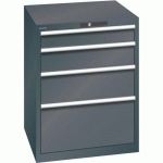 ARMOIRE NOIR 717X725X850 AVEC 4 TIR. 75KG _ 79.382.060 - LISTA