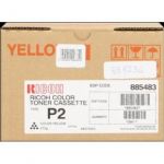 CARTOUCHE LASER RICOH TYPE P2 COULEUR JAUNE HAUTE CAPACITÉ