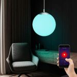 ETC-SHOP - SUSPENSION LUMIÈRE SUSPENSION LAMPE SUSPENSION LAMPE SALLE À MANGER LUMIÈRE SALON LAMPE, SMART HOME APP CONTRÔLE CHANGEUR DE COULEUR