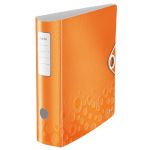 LEITZ CLASSEUR À LEVIER LEITZ ACTIVE WOW EN POLYMOUSSE, 75 MM, ORANGE