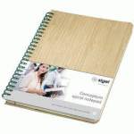 LOT DE 2 - CAHIER À SPIRALE EDITION CONCEPTUM NATURE, A5, BAMBOU