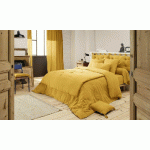 PARURE DE LIT GANYMÈDE  JAUNE 260X240 CM