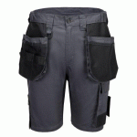 PORTWEST CD842 BERMUDA HOLSTER WX2 ECO ARTISAN GRIS MÉTAL - TAILLE 34