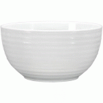 SALADIER EN PORCELAINE BLANCHE INTENZZO - H.100 MM X Ø 210 MM