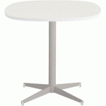 TABLE BASSE TAMARIS 80 X 80 PL.BLANC/BLANC PIET.SABLE/BLANC - CLEN