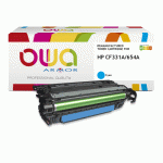 TONER REMANUFACTURÉ OWA - STANDARD - CYAN - POUR HP CF331A