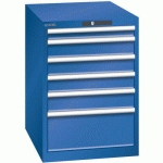 ARMOIRE BLEU SÉCU. 564X725X850 AVEC 6 TIR. 75KG _ 78.529.100 - LISTA