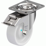 BLICKLE - ROULETTE PIVOTANTE À FREIN Ø 100MM BANDAGE POLYAMIDE PA 6.6 150KG - LEX-PO 100KAD-FI
