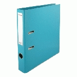 CLASSEUR À LEVIER CARTONNÉ BRUNEAU A4 - DOS 5 CM LAGON