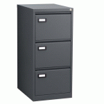 CLASSEUR MONOBLOC PRO G. 3 TIROIRS L 40 CM POUR DOSSIERS SUSPENDUS H 101,2 X L 40 X P 62 CM ANTHRACITE RAL 7016