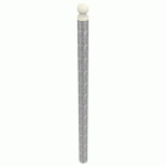 POTELET BOOPI PMR TÊTE BOULE MÉTAL HT 1.20M Ø76MM - GALVA - BUTON DESIGN