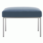POUF ATRIUM TISSU M1 BLEU GRIS - MANUTAN COLLECTIVITÉS