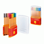 STYLO FEUTRE STABILO POINT 88 - CHEVALET DE 20 COULEURS ASSORTIES