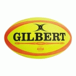 BALLON DE RUGBY - GILBERT - OMEGA FLUO TAILLE 4