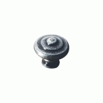 BOUTON DE MEUBLE RUSTIQUE BOULE N°24 ACIER POLI DIAMÈTRE 30MM - BROS - 24A301