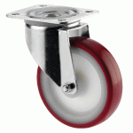 ROULETTE PIVOTANTE À PLATINE - FORCE 350 KG Ø : 160 MM - MANUTAN COLLECTIVITÉS