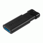 VERBATIM CLÉ USB PINSTRIPE 256 GO USB 2.0 (USB-A) NOIR