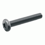 VIS À MÉTAUX -TÊTE CYLINDRIQUE -POZIDRIV -INOX A2 -6X20 B200 ACTON