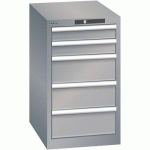 ARMOIRE GRIS PIGEON 411X572X700 AVEC 5 TIR. 75KG - LISTA