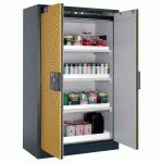 ARMOIRE SÉCURITÉ Q-CLASSIC-90 Q90.195.120 GRIS/JAUNE