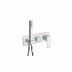 FACADE EXTERNE QUADRI S DOUCHE MURALE 2 SORTIES - CRISTINA ONDYNA QS60251