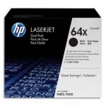 HP LOT DE 2 CARTOUCHES LASER NOIR CC364XD