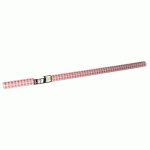 LOT DE 12 - NAPPE EN ROULEAU PAPIER DAMASSÉ - 6X1,18M - VICHY ROUGE