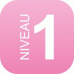 LOT DE 2 - PLAQUE PLEXI NIVEAU 1 - 120 X 120 MM (ROSE)