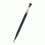 LOT DE 2 - RECHARGE POUR STYLO ENCRE GEL PILOT POINTE MOYENNE 0,7 MM - ENCRE NOIRE
