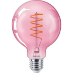 AMPOULE LED GLOBE E27 25W BLANC CHAUD PINK COMPATIBLE VARIATEUR, VERRE - PHILIPS