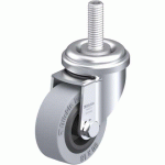 BLICKLE - ROULETTE PIVOTANTE Ø 50MM BANDAGE CAOUTCHOUC SBR 40KG - LRA-VPA 50G-GS10