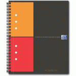CAHIER ACTIVEBOOK SPIRALE A5 + 160P 80G Q5/5 GRIS - OXFORD