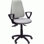 CHAISE ELCHE S BRAS FIXE - ROUE PARQUET - GRIS CLAIR - PIQUERAS Y CRESPO