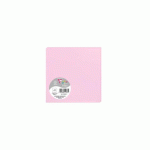 LOT DE 2 - PAQUET DE 25 CARTES SIMPLES POLLEN 135X135MM 210G/M² - ROSE DRAGÉE