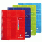 LOT DE 4 - CAHIER DE TEXTES SPIRALE, 170 X 220 MM, SÉYÈS