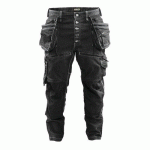 PANTALON DE TRAVAIL X1900 ARTISAN CORDURA® DENIM STRETCH TAILLE 48L - BLAKLADER